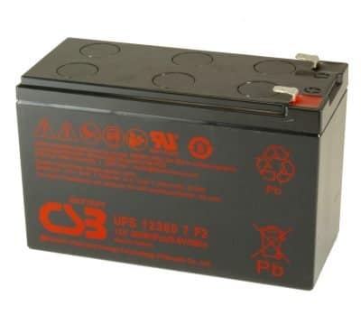 CSB UPS12360-7 F2 12V 360W VRLA Replacement UPS Battery