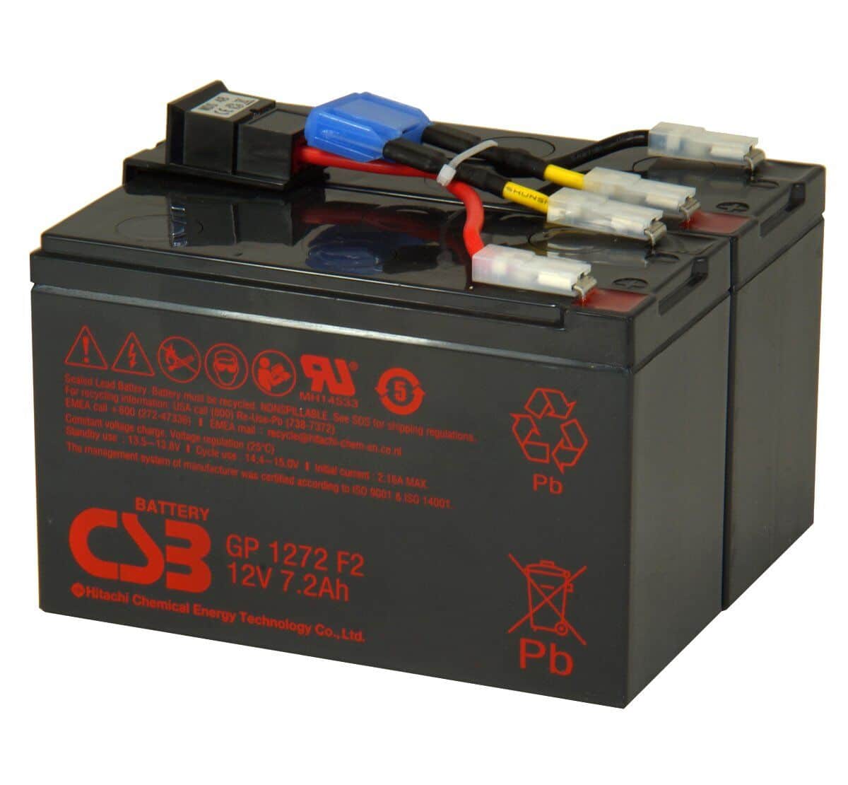 APC Replacement Battery Pack Cartridge Replaces APC RBC48 UPS Power